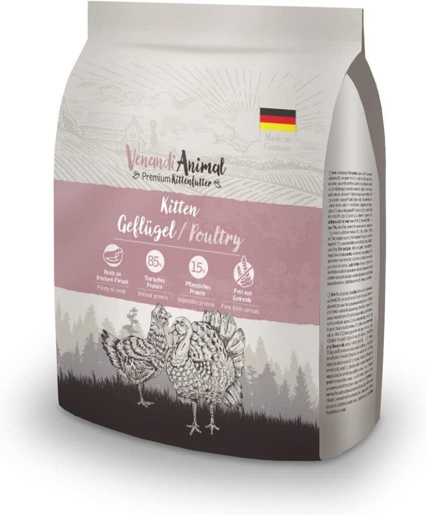 Venandi Animal | Premium dry food for cats | Kitten 0,3 kg | grain-free with lots of fresh meat nature